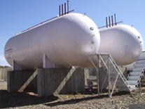 Propane Gas Tank Installation