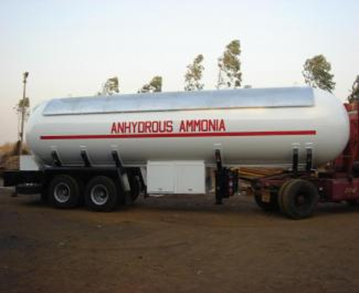 Anhydrous Ammonia Transport Tanks